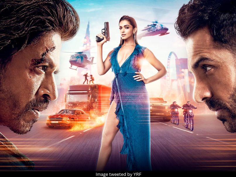 SRK, Deepika Padukone and John Abraham pic