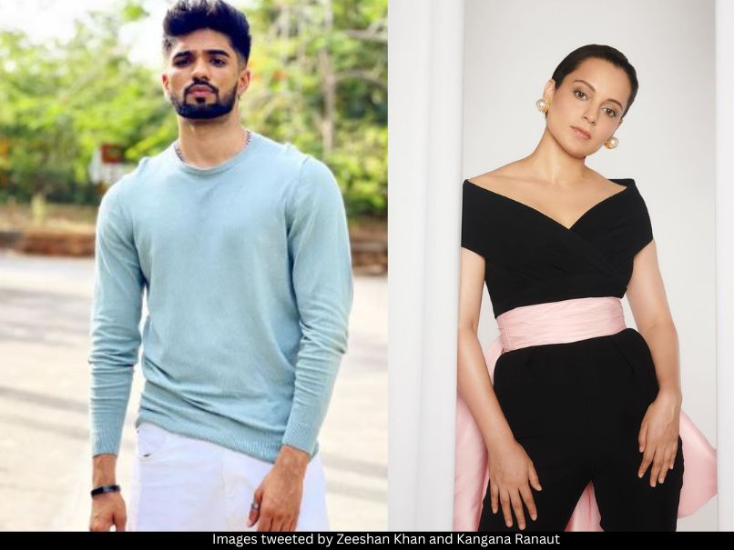 Zeeshan Khan and Kangana Ranaut 