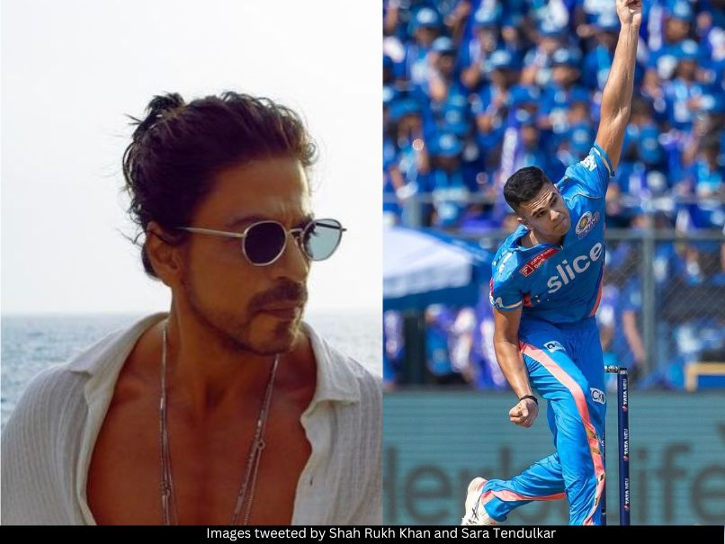 Shah Rukh Khan and Arjun Tendulkar 