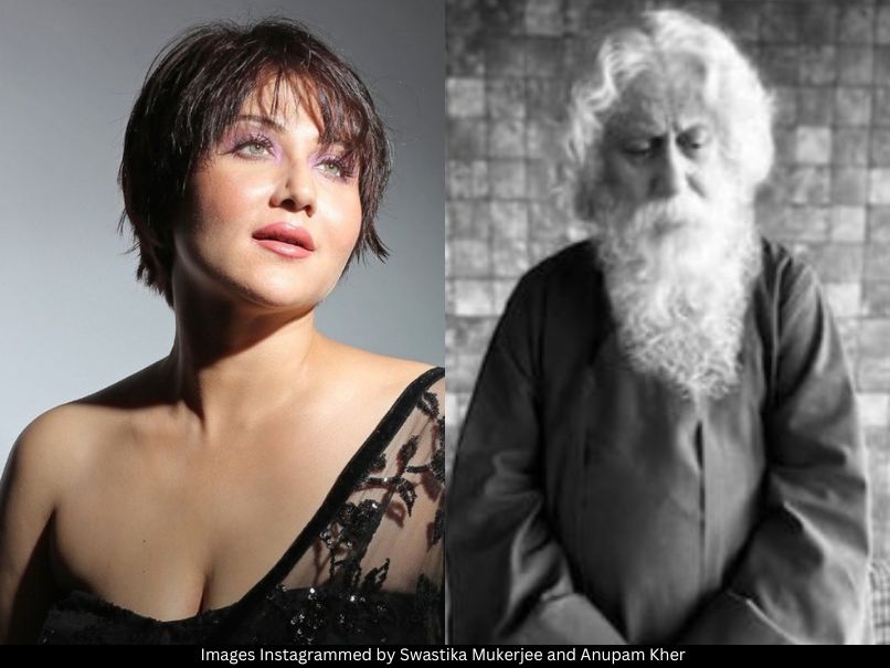 Swastika Mukerjee and Anupam Kher 