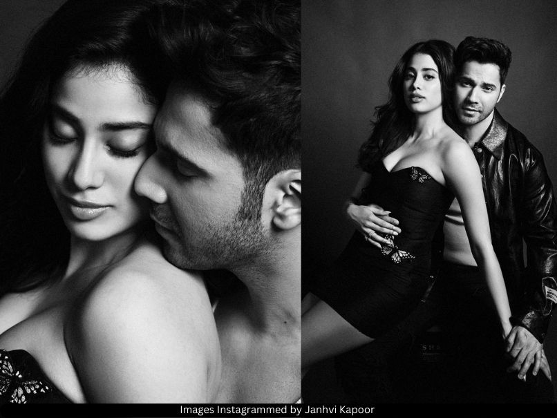 Janhvi Kapoor and Varun Dhawan 