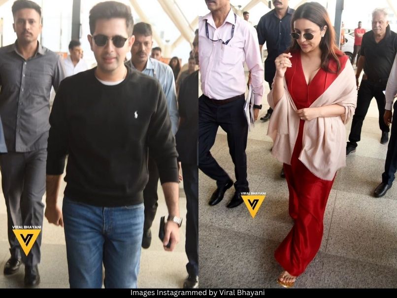 Raghav Chadha and Parineeti Chopra 