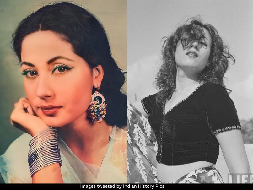 Meena Kumari and Madhubala 