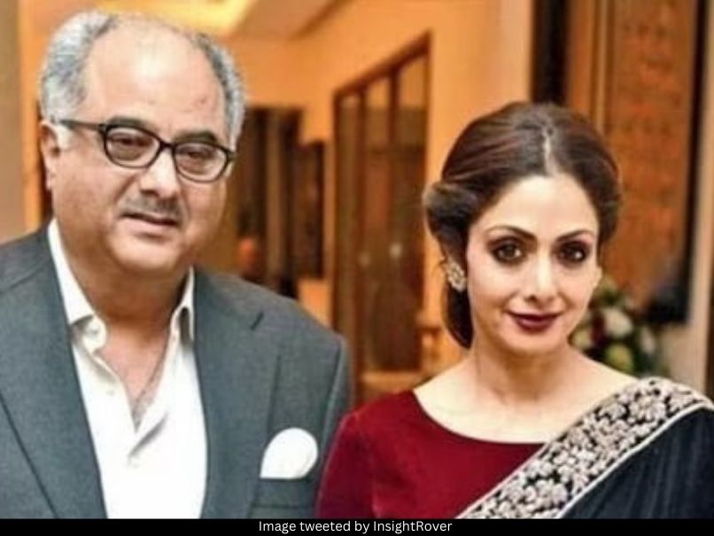 Boney Kapoor and Sridevi 