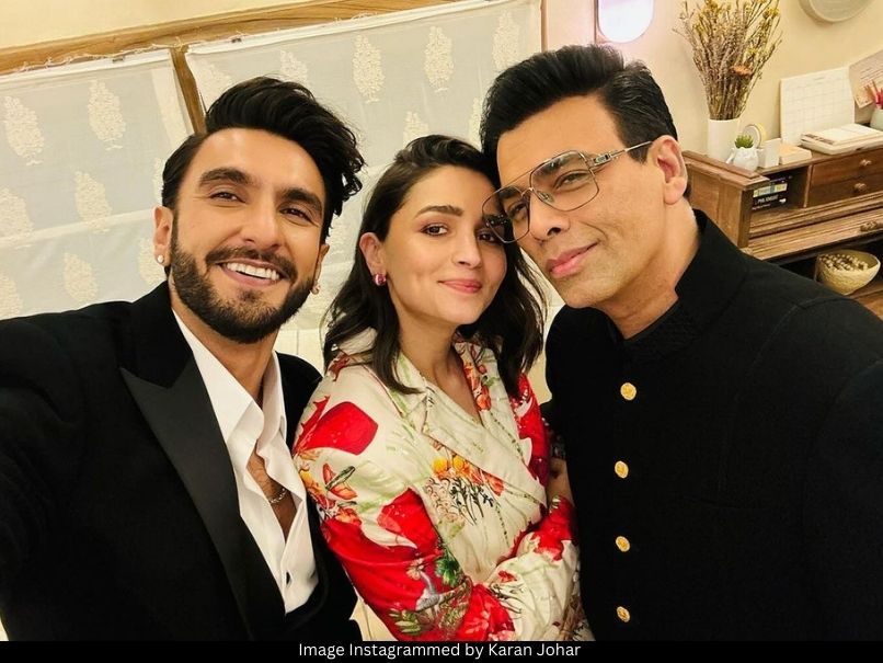 KJO, Alia Bhatt and Ranveer Singh 