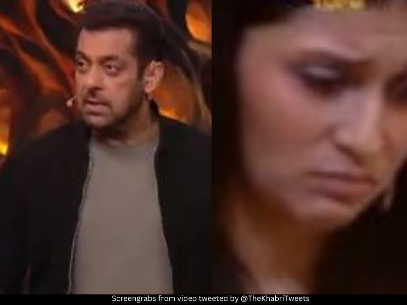 Salman Khan and Mannara Chopra 