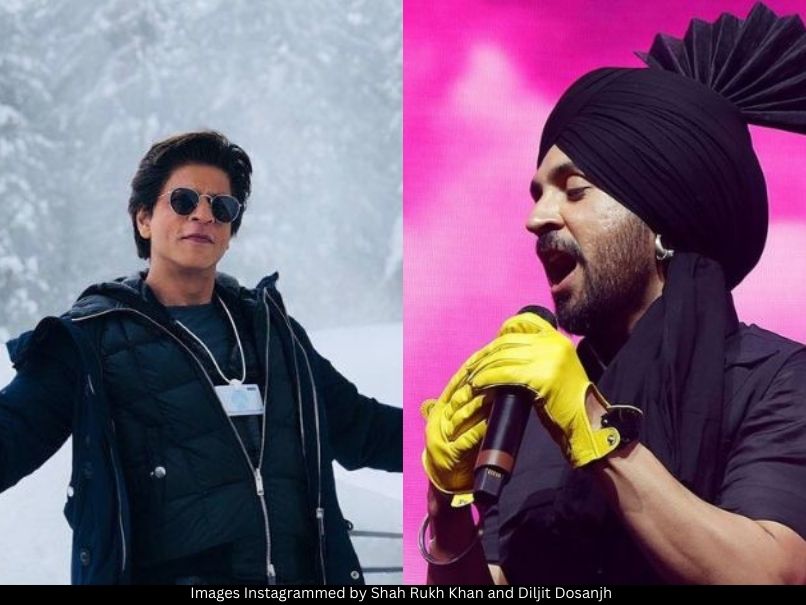 Shah Rukh Khan and Diljit Dosanjh 