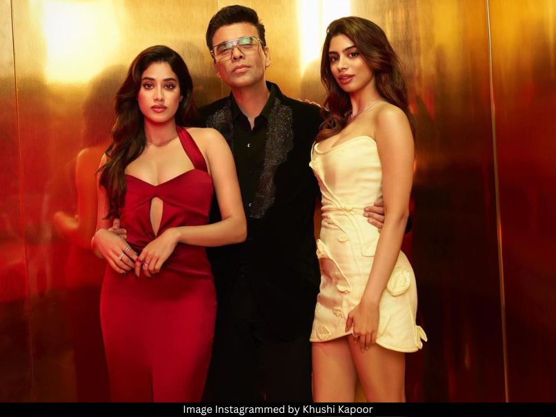 Janhvi Kapoor Khushi Kapoor Karan Johar