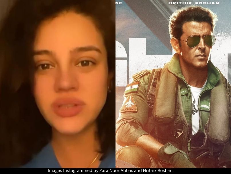 Zara Noor Abbas and Hrithik Roshan 