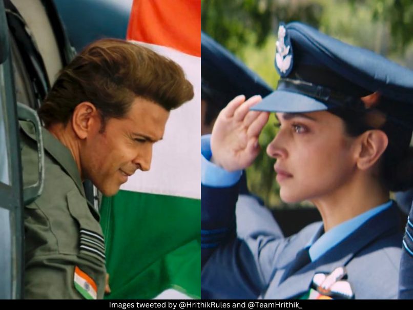 Hrithik Roshan and Deepika Padukone 