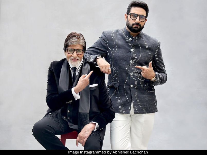 Amitabh Bachchan and Abhishek Bachchan 