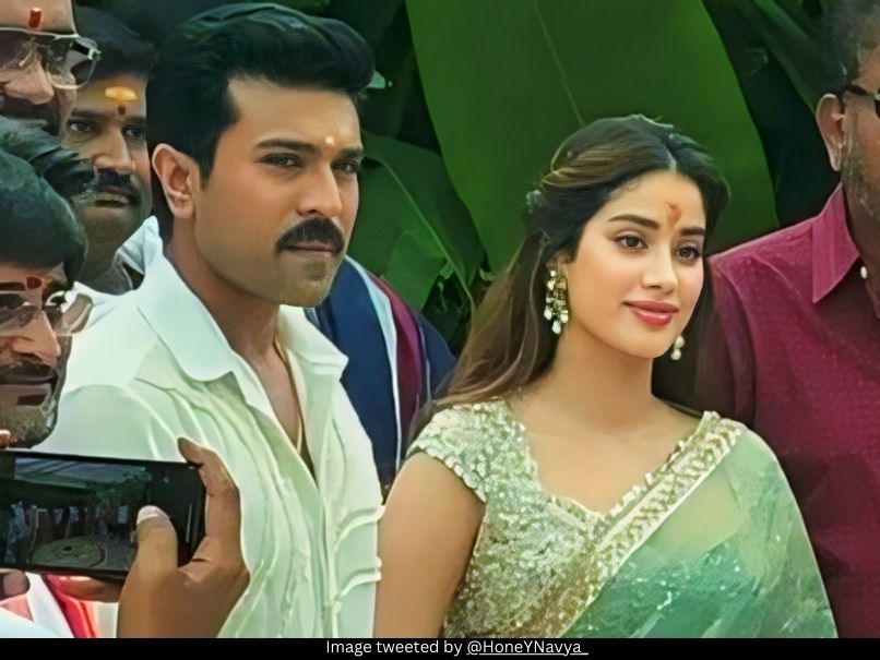 Ram Charan and Janhvi Kapoor 