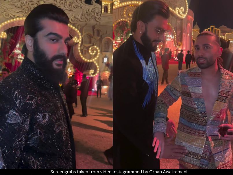 Arjun Kapoor, Ranveer Singh and Orry 