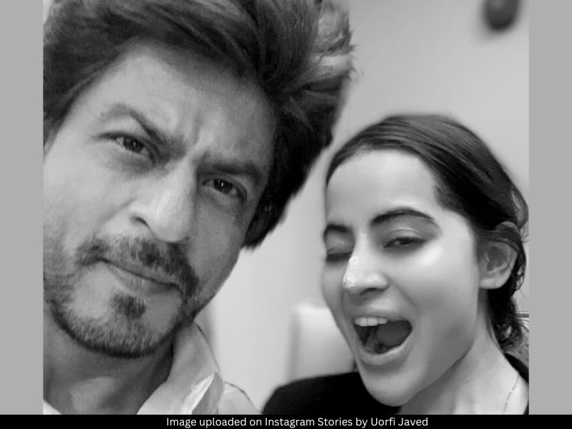 Shah Rukh Khan and Uorfi Javed 