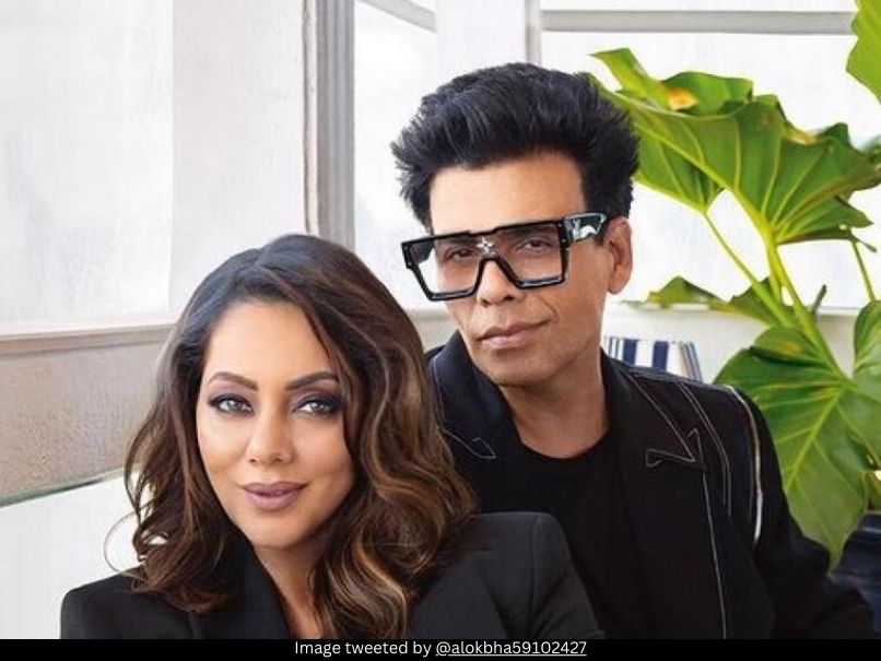 Gauri Khan and Karan Johar 