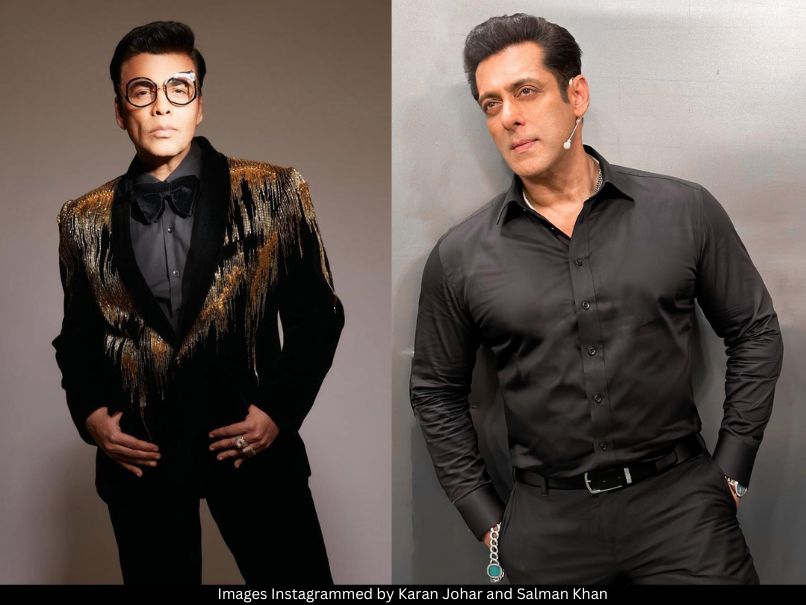 Karan Johar and Salman Khan 