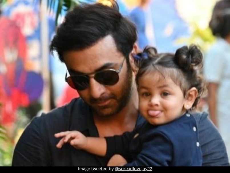 Ranbir Kapoor and Raha 