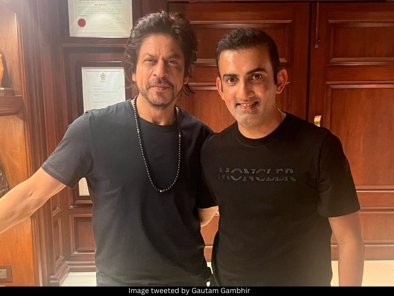 SRK and Gautam Gambhir 