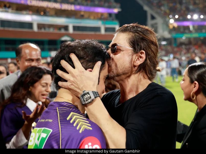 Gautam Gambhir and SRK 
