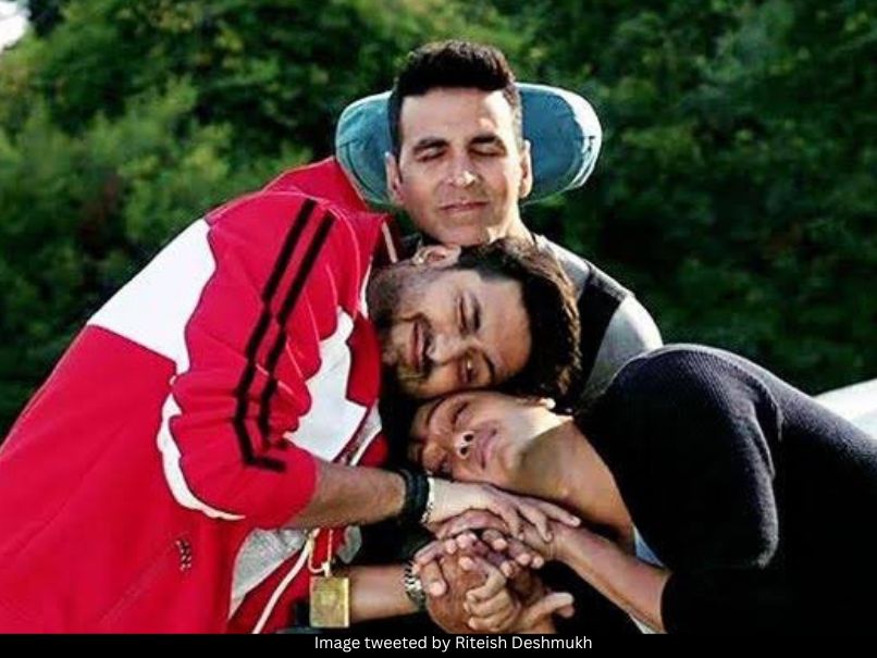 Akshay Kumar, Abhishek Bachchan and Riteish Deshmukh 