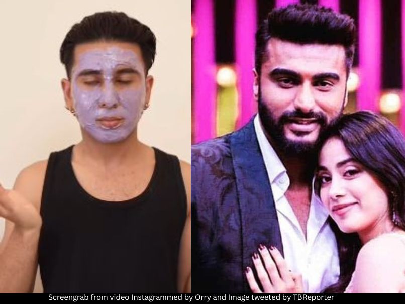 Orry, Arjun and Janhvi Kapoor 