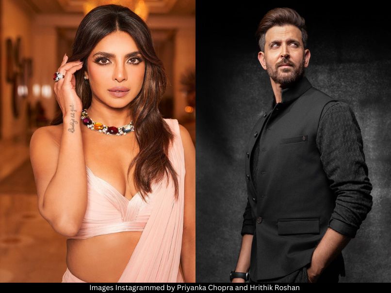 Priyanka chopra and Hrithik Roshan 