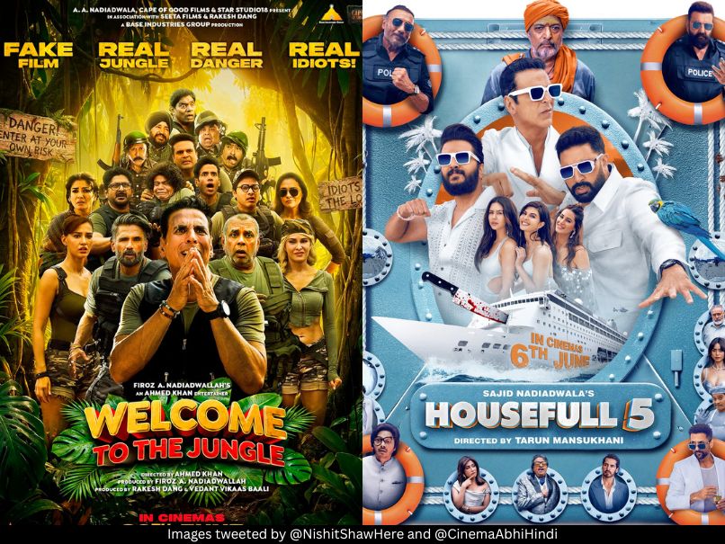 Welcome 3 Housefull 5 posters
