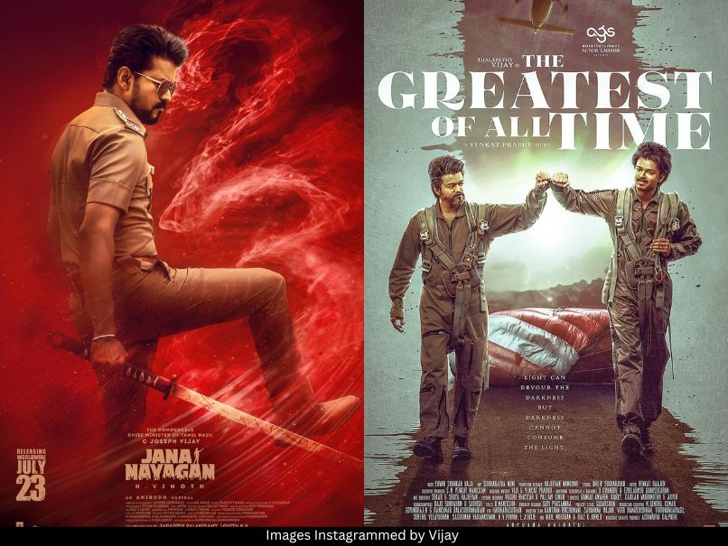 Jana Nayagan GOAT posters