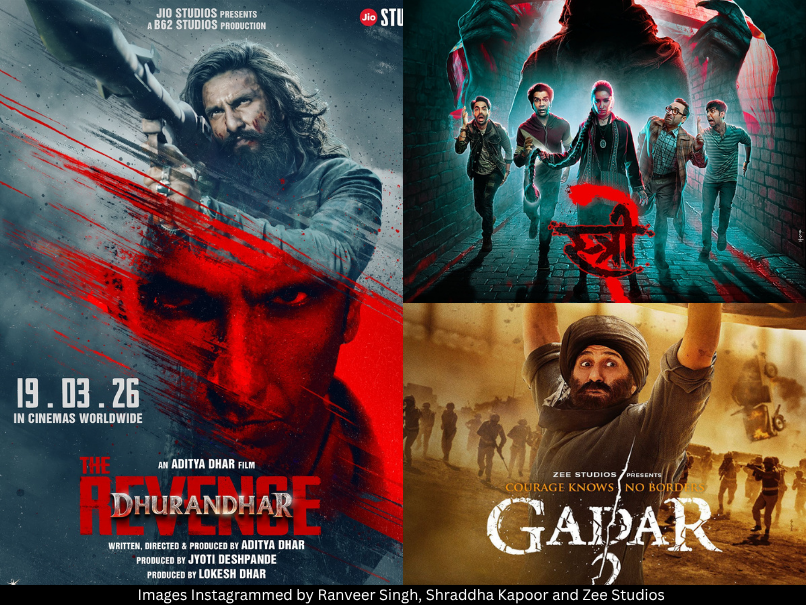 Dhurandhar 2 Stree 2 Gadar 2 posters