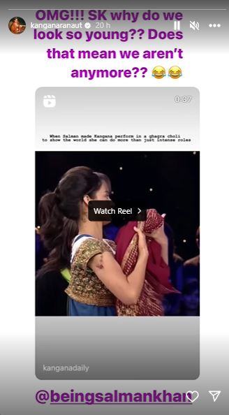 Kangana Ranaut and Salman Khan 