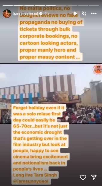 Kangana Gadar Instagram 