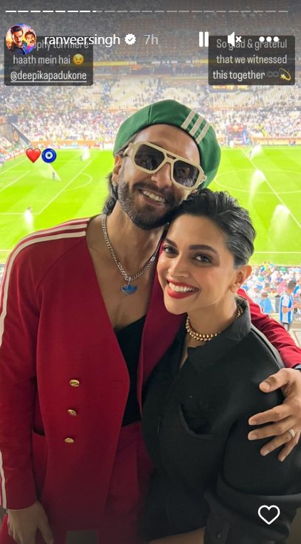 Ranveer Singh's IG Story