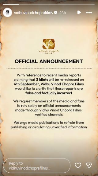 Vidhu Vinod Chopra Story