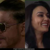 SRK and Preity Zinta 