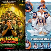 Welcome 3 Housefull 5 posters