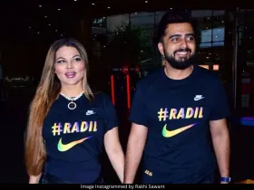 Rakhi Sawant with her husband