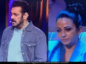 Salman Khan and Aaliya Siddiqui 