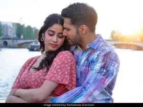Varun Dhawan and Janhvi Kapoor 