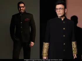 Ajay Devgn and Karan Johar 