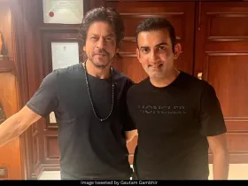 SRK and Gautam Gambhir 
