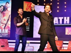 John Abraham and SRK 