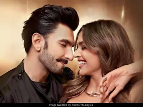 Ranveer Singh and Deepika Padukone 