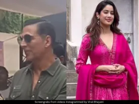 Akshay Kumar and Janhvi Kapoor 