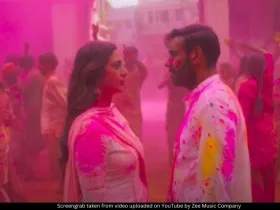 Ajay Devgn and Tabu 