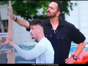 Asim Riaz and Rohit Shetty 