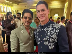 John Cena and SRK 