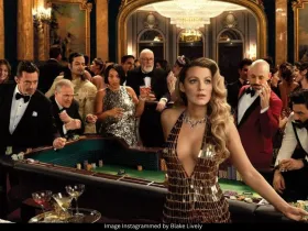 Blake Lively and Ali Fazal 