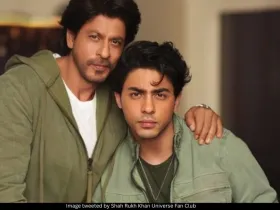 SRK and Aryan Khan 