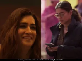 Kajol and Kriti Sanon 