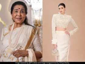 Asha Bhosle Athiya Shetty